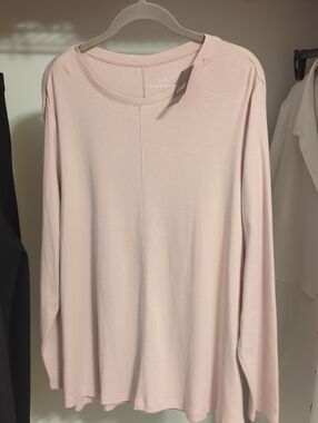 NWT J. Jill Pima Crew-neck High-low Tee XL